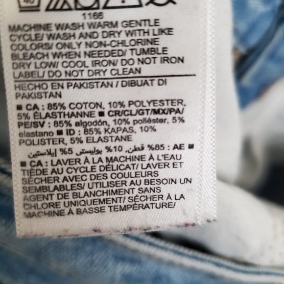 Button Fly High Rise Jeans - Picture 6 of 6